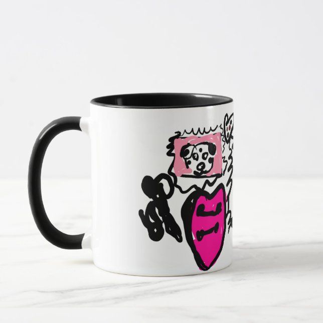 Dalmatian lovely  tasse (Links)