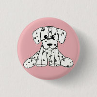 Dalmatian stuffed dog drawing outline simple black