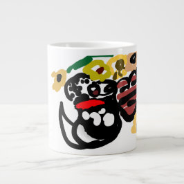 Dalmatian sunflowers Jumbo-Tasse