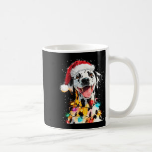 Dalmatian-Weihnachten Damen Langarm  Kaffeetasse