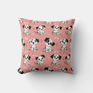 Dalmatian-Welpen-Spielplatz-Design Kissen