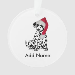 Dalmatien de Noël Personnalisé