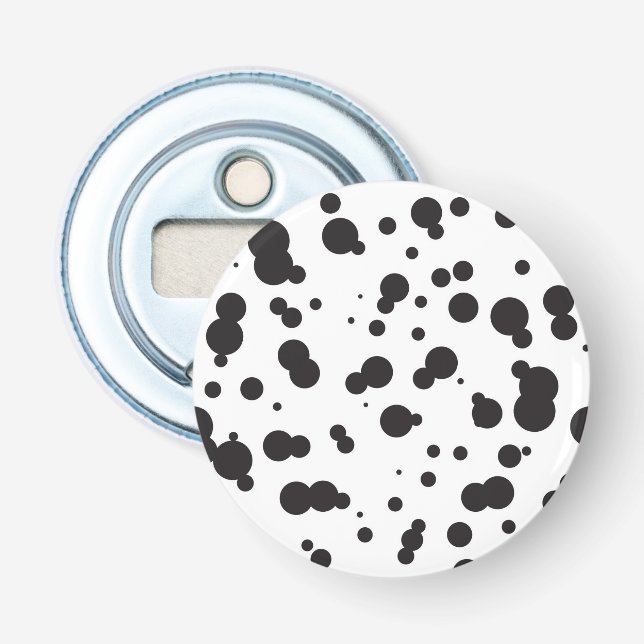 Dalmatine Punkt-Muster Flaschenöffner (Vorderseite)