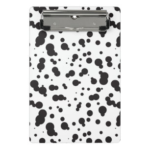 Dalmatine Punkt-Muster Mini Klemmbrett