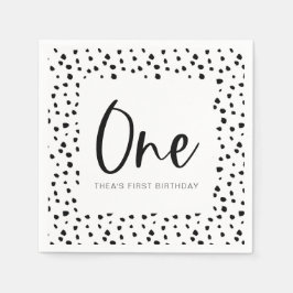 Dalmatiner 1. Geburtstag Serviette