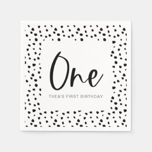 Dalmatiner 1. Geburtstag Serviette
