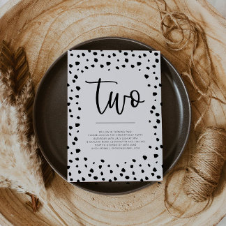 Dalmatiner 2. Geburtstag Einladung