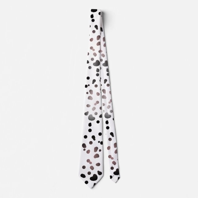 Dalmatiner Animal Print Cruella Deville Neck Tie Krawatte (Vorderseite)