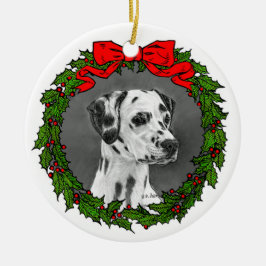 Dalmatiner Art von Glenda S. Harlan Keramik Ornament