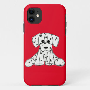 Dalmatiner ausgestopfter Hund zeichnend Kontur ein Case-Mate iPhone Hülle