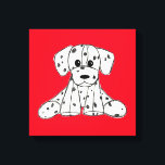 Dalmatiner ausgestopfter Hund zeichnend Kontur ein Leinwanddruck<br><div class="desc">Basierend auf einem ausgestopften Hund,  den ich als Kind hatte,  ist dieser bezaubernde Dalmatiner zu niedlich! Ideal für den Hund / Dalmatiner Liebhaber. Auch gut für Kinder!</div>