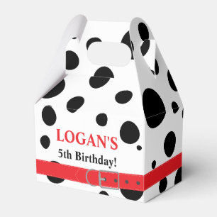Dalmatiner beschmutzt Geburtstag Geschenkschachtel