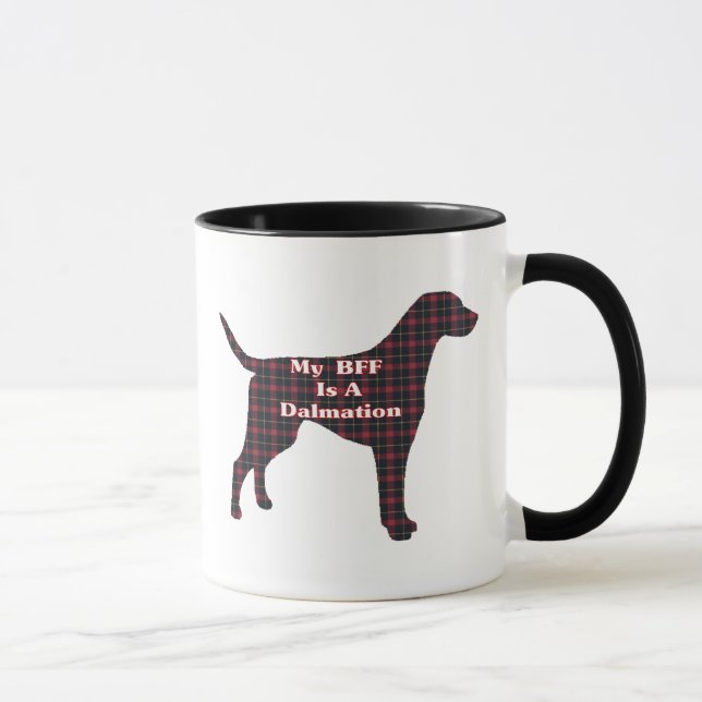 Dalmatiner BESTE FREUNDIN Tasse (Rechts)