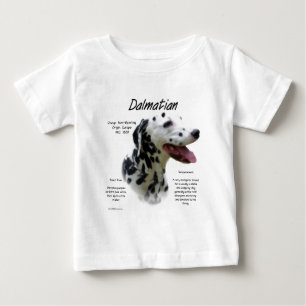 Dalmatiner (blk) Historie Design Baby T-shirt