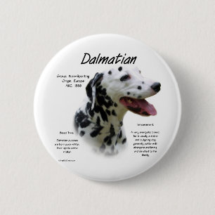 Dalmatiner (blk) Historie Design Button