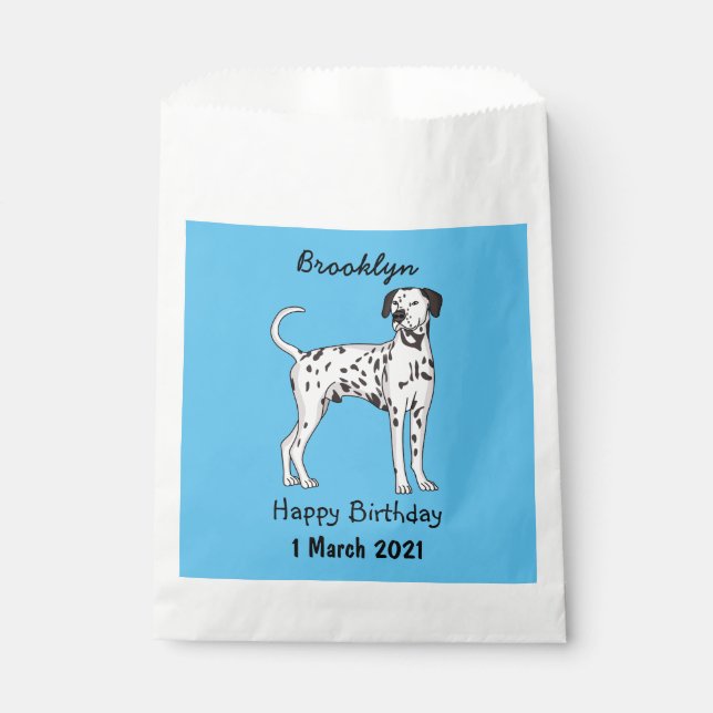 Dalmatiner Cartoon Geschenktütchen (Vorderseite)