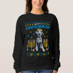 Dalmatiner Chanukah Juwish Ugly Hanukkah Sweater P Sweatshirt<br><div class="desc">Dalmatiner Chanukah jüdisch Ugly Hanukkah Sweater Pajama.</div>