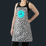 Dalmatiner Dog Abstraktes Muster Hot Pink Monogram Schürze<br><div class="desc">Fügen Sie Ihrer Küche eine lustige und lebendige Touch mit dem Dalmatiner Dog Abstrakt Pattern Hot Pink Monogram Schürze hinzu. Diese Schürze mit abstraktem Dalmatiner-Design in fett-schwarz-weiß und einem Pop heißen Rosa ist stilvoll und funktional zugleich. Personalisieren Sie es mit einem Monogramm für einen einzigartigen Flair, was es zu einem...</div>
