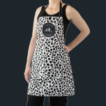 Dalmatiner Dog Abstraktes Muster Monogramm Schürze<br><div class="desc">Die Dalmatiner Dog Abstrakt Pattern Monogram Schürze fügt Ihrem Kochen- oder Backerlebnis eine spielerische und personalisierte Touch hinzu. Diese Schürze mit einem abstrakten Dalmatiner-Design und einem Monogramm eignet sich hervorragend für Hundefreunde und eignet sich hervorragend als Geschenk für Geburtstage, Ferien oder Party mit Hauswärmung. Egal, ob Sie ein Familienmahl zubereiten,...</div>