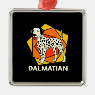 Dalmatiner Dog farbenfroh Ornament Aus Metall