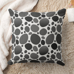 Dalmatiner Dog Fur Print mit grauen Farben Kissen