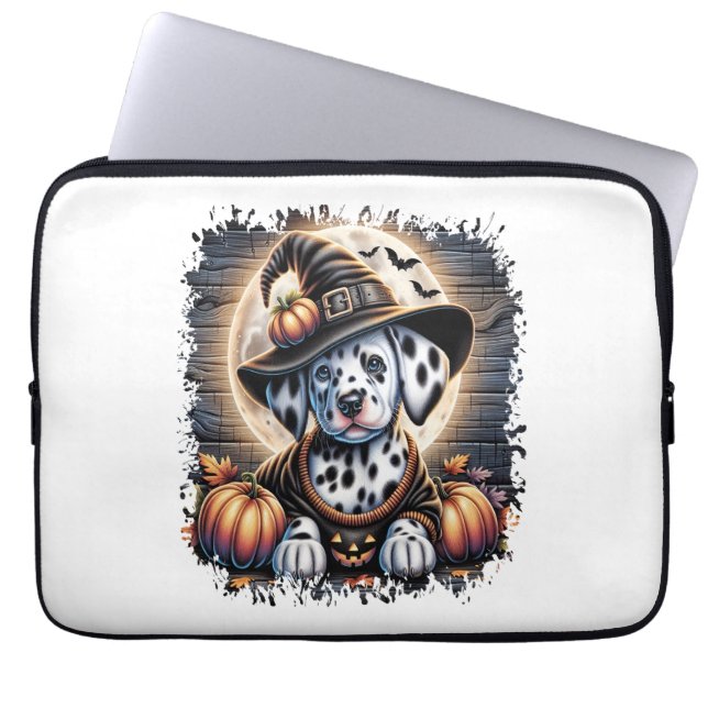 Dalmatiner Dog Halloween Laptopschutzhülle (Vorderseite)