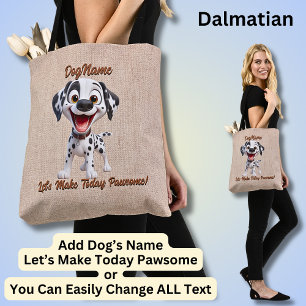 Dalmatiner - Dog hinzufügen, Text ändern Tasche