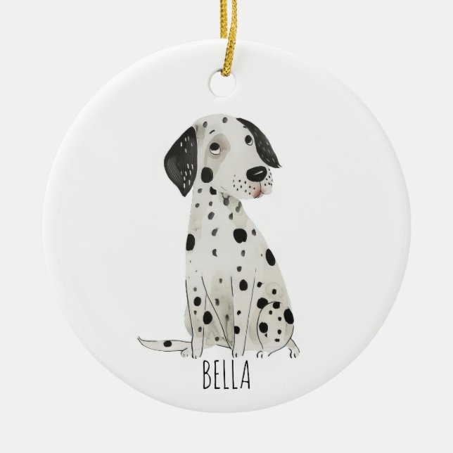 Dalmatiner Dog Keramik Ornament (Vorne)