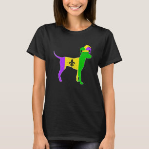 Dalmatiner Dog Mardi Gras Carnivals Funny Puppy Je T-Shirt