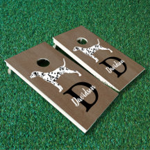 Dalmatiner Dog Monogramm Nachname