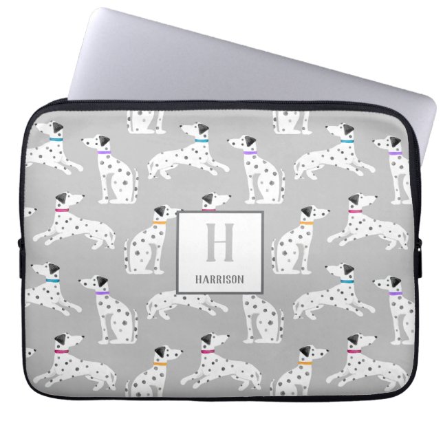 Dalmatiner Dog Polka Dot Animal Water Kids Laptopschutzhülle (Vorderseite)