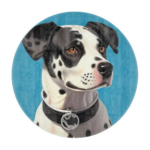 Dalmatiner Dog Portrait Schneidebrett