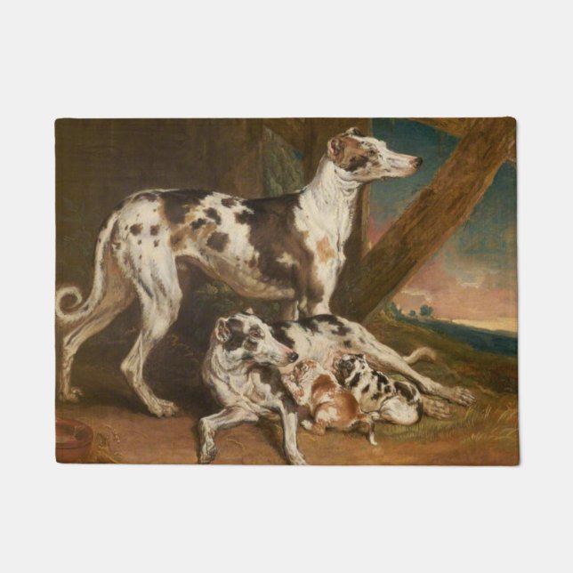 Dalmatiner Dogs (von James Ward) Fußmatte (Vorderseite)