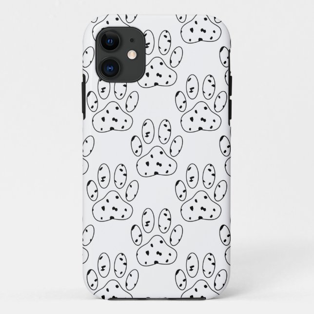 Dalmatiner Druckmuster Case-Mate iPhone Hülle (Rückseite)