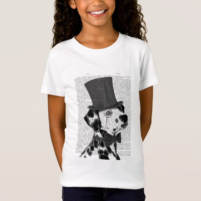 Dalmatiner, Festhund und Hut T-Shirt (Vorderseite)