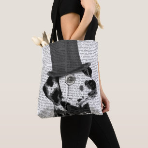 Dalmatiner, Festhund und Hut Tasche