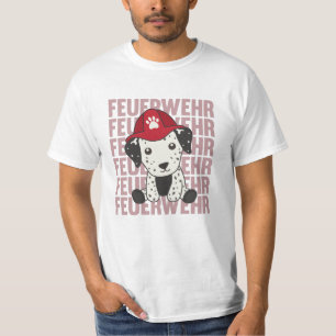 Dalmatiner Feuerwehr Hund Niedliche Hunde T-Shirt