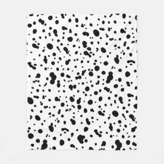 Dalmatiner Flecken Fleecedecke