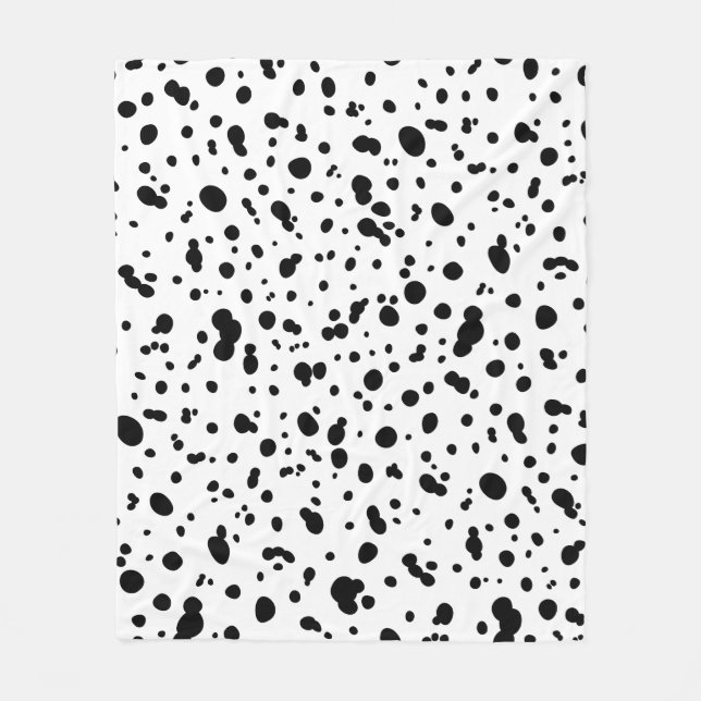Dalmatiner Flecken Fleecedecke (Vorderseite)