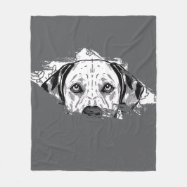 Dalmatiner Fleecedecke