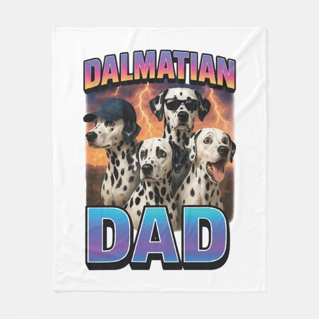 Dalmatiner Fleecedecke (Vorderseite)