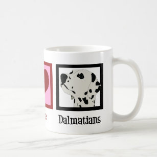 Dalmatiner für eine friedliche Liebe Kaffeetasse