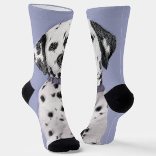 Dalmatiner-Gemälde - Süße originelle Hundekunst Socken