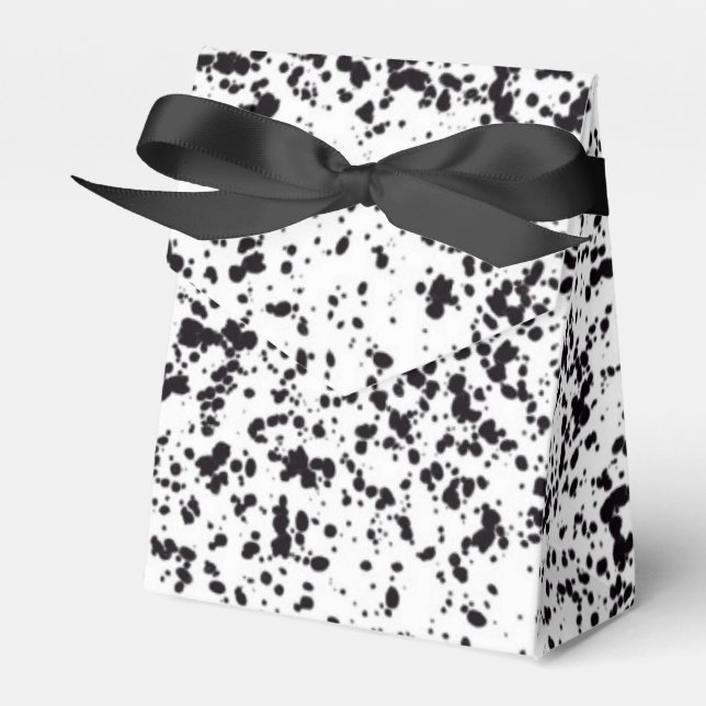 Dalmatiner Gepunktet Zelt Gefallen Box Geschenkschachtel (Vorderseite)