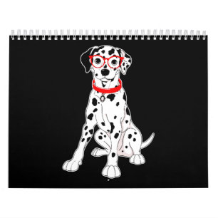 Dalmatiner-Geschenk Dalmatiner mit Brillen Kalender