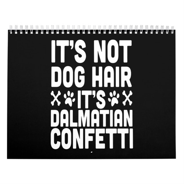 Dalmatiner-Geschenk| Es ist kein Hundehaar Es ist  Kalender (Titelbild)