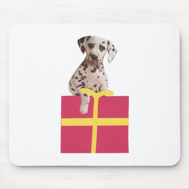 Dalmatiner-Geschenkboxen Mousepad (Vorne)