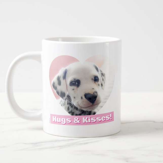 Dalmatiner-Herznase Jumbo-Tasse (Links)