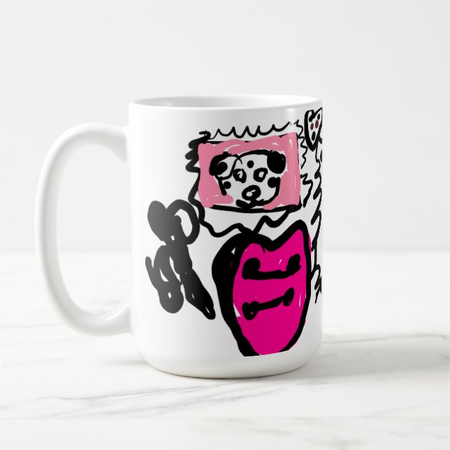 Dalmatiner hübsch  kaffeetasse (Links)
