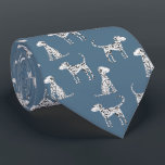 Dalmatiner Hund Aquamarin grün Krawatte<br><div class="desc">Niedliches gepunktetes Dalmatiner Hundsmuster auf aquamarinem grünem Hintergrund. Originelle Kunst von Nic Squirrell. Ideal für Tierfreunde und Tierärzte.</div>